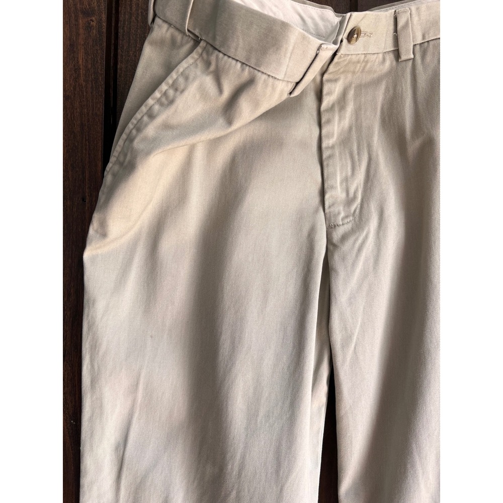 George‎ Mens Barley Cotton Chino Pants Tan Straight Leg 38x32 GM00204E - Picture 3 of 12